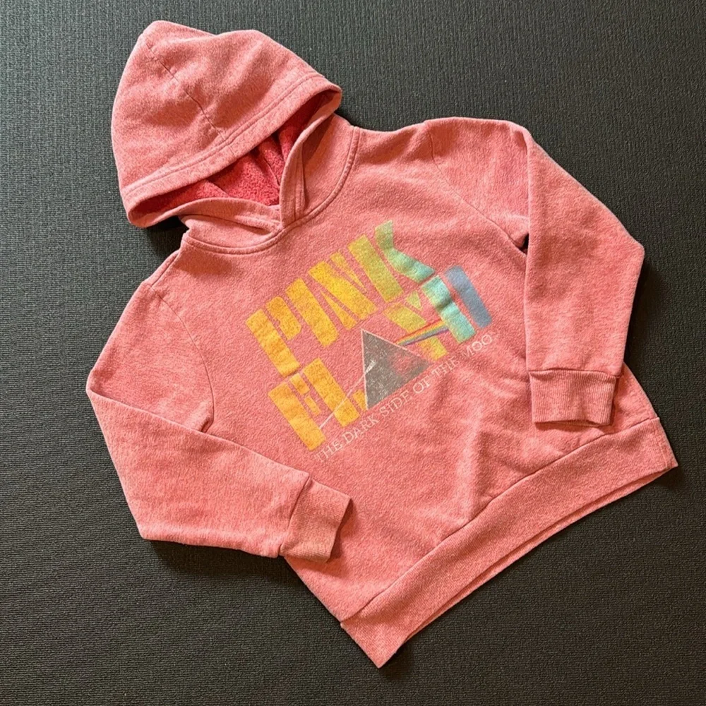 5/$25 Girls Pink Floyd sweatshirt lightweight hoodie, size XS - Picture 3 of 4